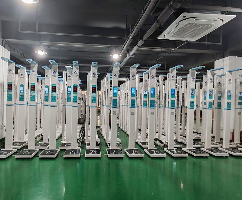 電子身高體重秤，上禾工廠實拍
